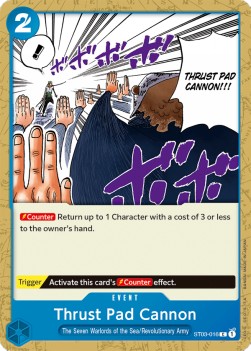 Thrust Pad Cannon (ST03-016) - Starter Deck: The Seven Warlords of the Sea (Common) [ST-03-016]