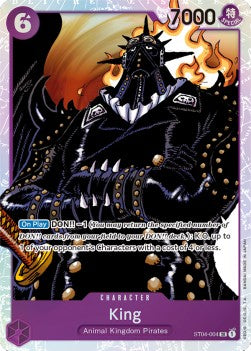 King (ST04-004) - Starter Deck: Animal Kingdom Pirates (Super Rare) [ST-04-004]