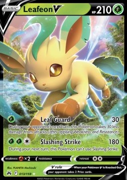 Leafeon V - Zenit Regale (Ultra Rare) [CRZ-013]