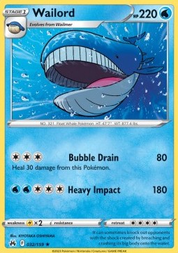 Wailord - Zenit Regale (Rare) [CRZ-032]