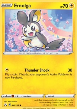 Emolga - Zenit Regale (Common) [CRZ-047]