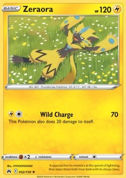 Zeraora - Zenit Regale (Rare) [CRZ-052]