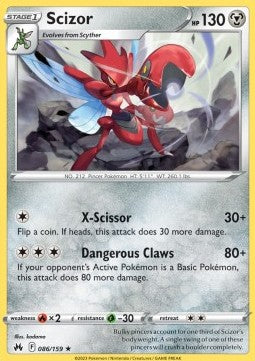 Scizor - Zenit Regale (Rare) [CRZ-086]
