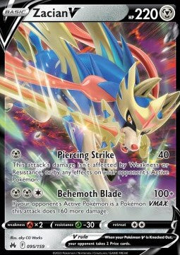 Zacian V - Zenit Regale (Ultra Rare) [CRZ-095]