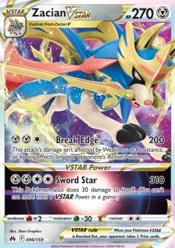 Zacian V ASTRO - Zenit Regale (Ultra Rare) [CRZ-096]