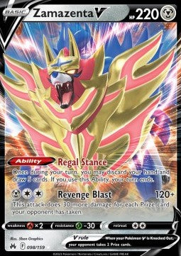 Zamazenta V - Zenit Regale (Ultra Rare) [CRZ-098]