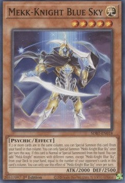 Meck-Cavaliere Cielo Blu - Structure Deck: Beware of Traptrix (Common) [SDBT-018]