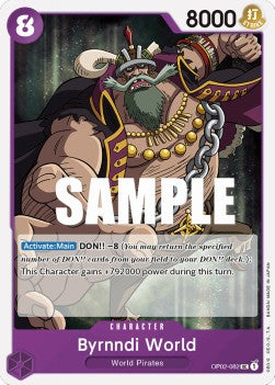 Byrnndi World (OP02-082) - Paramount War (Uncommon) [OP02-082]