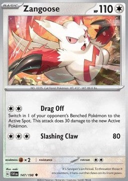 Zangoose - Scarlatto e Violetto (Uncommon) [SVI-147]