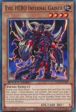 Custode Infernale EROE Malvagio - Speed Duel GX: Duelists of Shadows (Common) [SGX3-A07]
