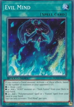 Mente Malvagia - Speed Duel GX: Duelists of Shadows (Common) [SGX3-A15]