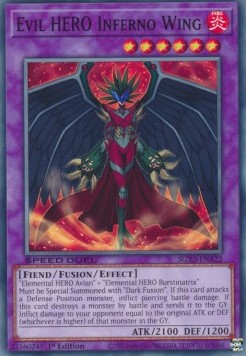 Ala Infernale EROE Malvagio - Speed Duel GX: Duelists of Shadows (Common) [SGX3-A22]