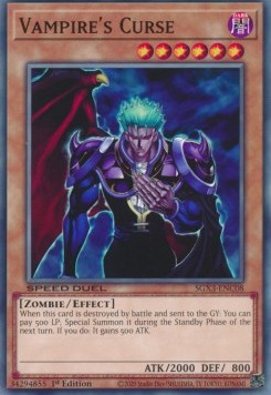 Maledizione del Vampiro - Speed Duel GX: Duelists of Shadows (Common) [SGX3-C08]