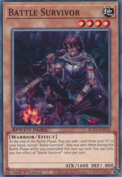 Sopravvissuto di Battaglia - Speed Duel GX: Duelists of Shadows (Common) [SGX3-D10]
