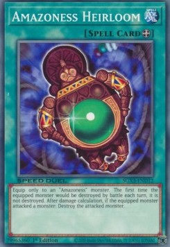 Eredità Amazoness - Speed Duel GX: Duelists of Shadows (Common) [SGX3-D12]
