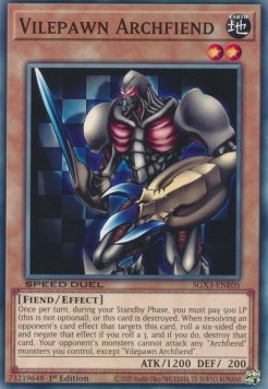 Arcidemone Vile Pedone - Speed Duel GX: Duelists of Shadows (Common) [SGX3-E05]