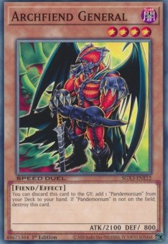 Generale Arcidemone - Speed Duel GX: Duelists of Shadows (Common) [SGX3-E12]