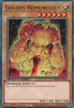 Homunculus Dorato - Speed Duel GX: Duelists of Shadows (Common) [SGX3-F02]