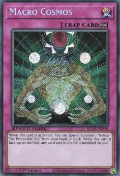 Macro Cosmo - Speed Duel GX: Duelists of Shadows (Secret Rare) [SGX3-F19]