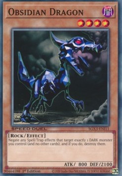 Drago d'Ossidiana - Speed Duel GX: Duelists of Shadows (Common) [SGX3-I11]