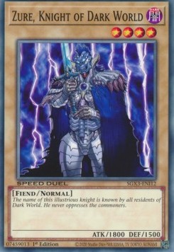 Zure, Cavaliere del Mondo Oscuro - Speed Duel GX: Duelists of Shadows (Common) [SGX3-I12]