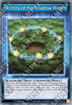 Victory of the Shadow Riders (Skill) - Speed Duel GX: Duelists of Shadows (Common) [SGX3-S15]