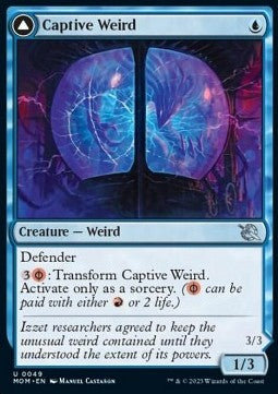 Captive Weird // Compleated Conjurer - L’Avanzata delle Macchine (Uncommon) [MOM-49]