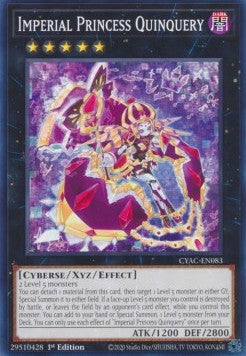 Quinquery Principessa Imperiale - Accesso Cybertempesta (Common) [CYAC-083]