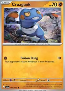 Croagunk - Evoluzioni a Paldea (Common) [PAL-114]
