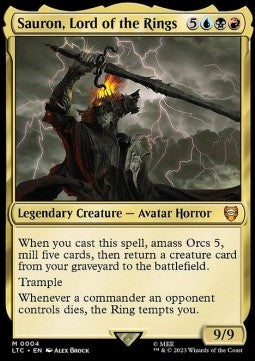 Sauron, Signore degli Anelli - Commander: Il Signore degli Anelli: Racconti della Terra di Mezzo (Mythic) [LTC-4]