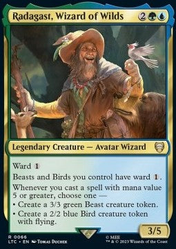 Radagast, Wizard of Wilds - Commander: Il Signore degli Anelli: Racconti della Terra di Mezzo (Rare) [LTC-66]