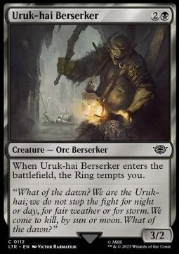 Berserker Uruk-hai - Il Signore degli Anelli: Racconti della Terra di Mezzo (Common) [LTR-112]