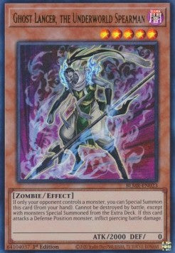 Lanciere Fantasma, l'Alabardiere del Mondo Sotterraneo - Battaglie della Leggenda: Vendetta Mostruosa (Ultra Rare) [BLMR-023]