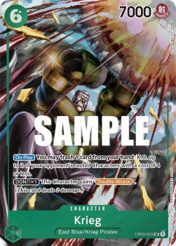 Krieg (OP03-025) - Pillars of Strength (Alternate Art) [OP03-025]