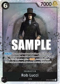 Rob Lucci (OP03-092) - Pillars of Strength (Super Rare) [OP03-092]