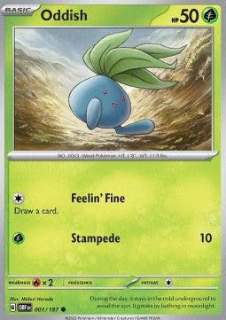 Oddish - Ossidiana Infuocata (Common) [OBF-001]