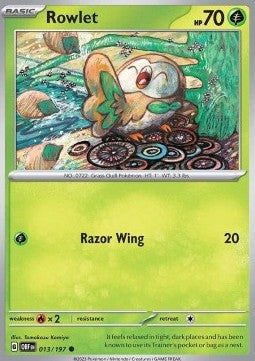 Rowlet - Ossidiana Infuocata (Common) [OBF-013]