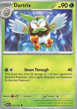 Dartrix - Ossidiana Infuocata (Uncommon) [OBF-014]
