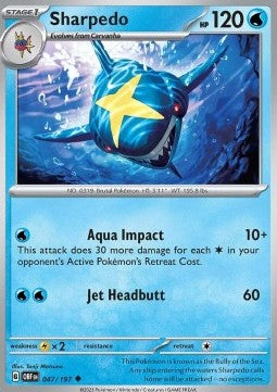 Sharpedo - Ossidiana Infuocata (Uncommon) [OBF-047]
