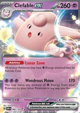 Clefable ex - Ossidiana Infuocata (Double Rare) [OBF-082]