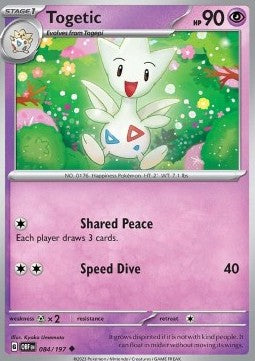Togetic - Ossidiana Infuocata (Uncommon) [OBF-084]