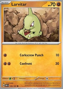 Larvitar - Ossidiana Infuocata (Common) [OBF-105]