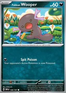 Wooper di Paldea - Ossidiana Infuocata (Common) [OBF-126]