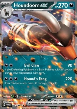Houndoom ex - Ossidiana Infuocata (Double Rare) [OBF-134]
