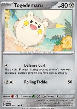 Togedemaru - Ossidiana Infuocata (Common) [OBF-151]