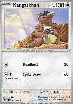 Kangaskhan - Ossidiana Infuocata (Uncommon) [OBF-165]