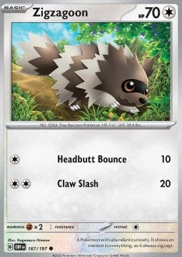 Zigzagoon - Ossidiana Infuocata (Common) [OBF-167]