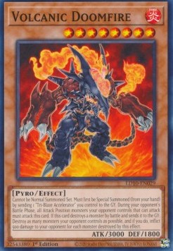 Destino Fuoco Vulcanico - Duellanti Leggendari: Vulcano Brucianima (Common) [LD10-029]