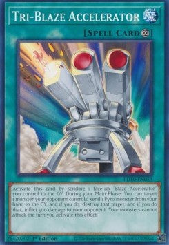 Acceleratore Tri-Fiammata - Duellanti Leggendari: Vulcano Brucianima (Common) [LD10-053]