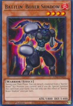 Pugile Indomito Ombra - Duellanti Leggendari: Vulcano Brucianima (Rare) [LD10-056]